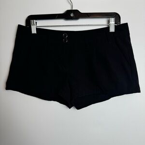 Black low rise candies woman's shorts